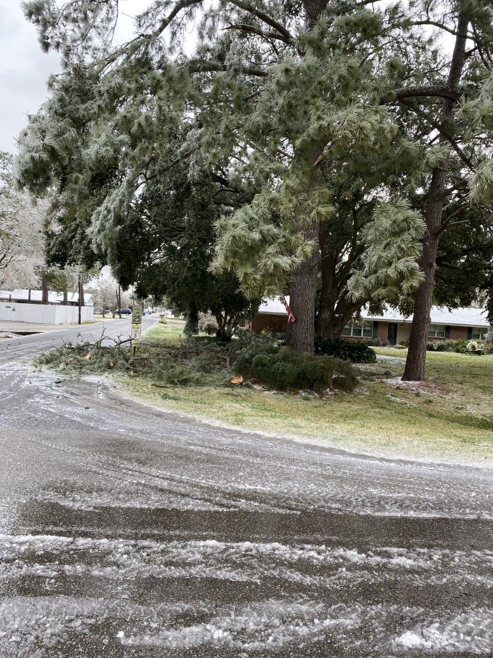 Icy Addis Street